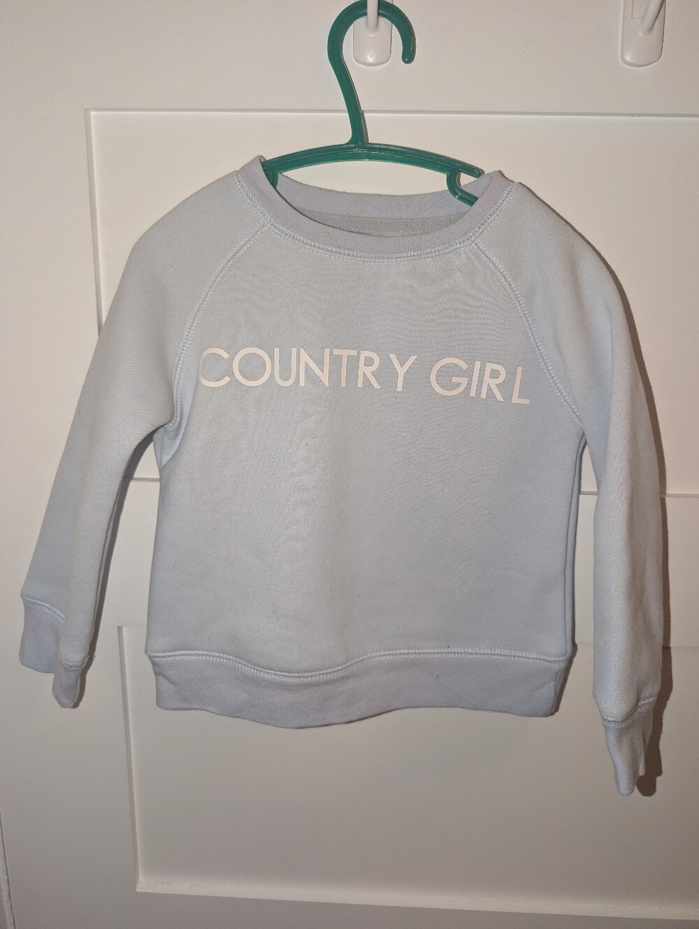 Brunette The Label Country Girl Light Blue Kids Sweatshirt